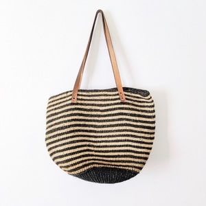 Madewell Bamboula sisal tote bag